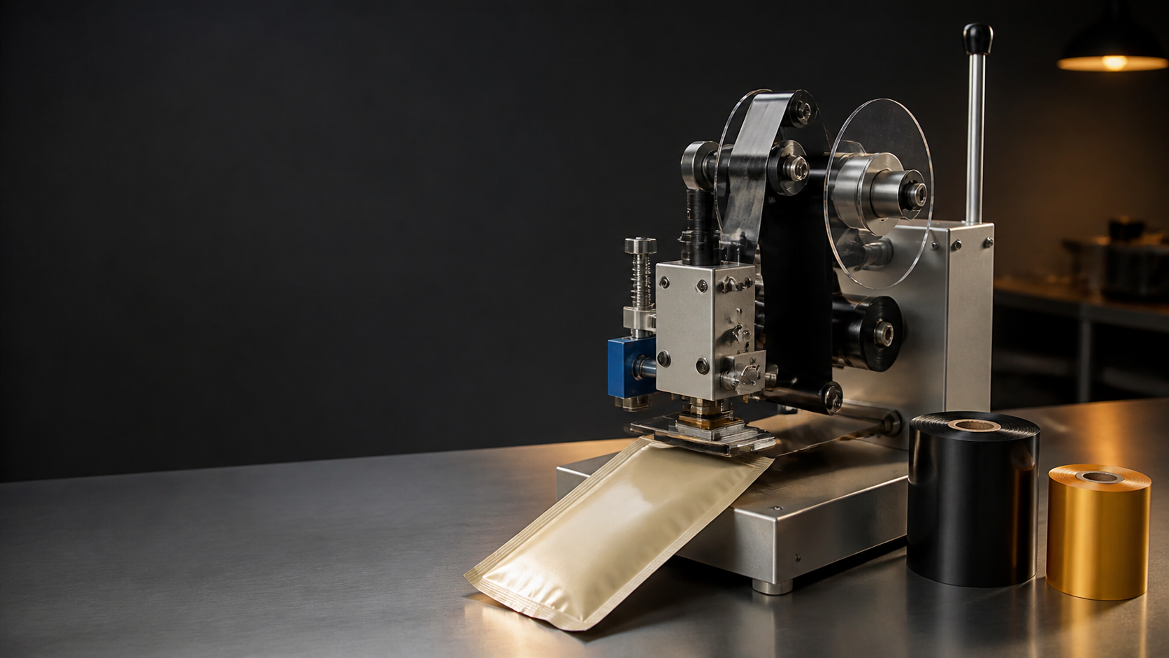 Coding machine and packaging materials